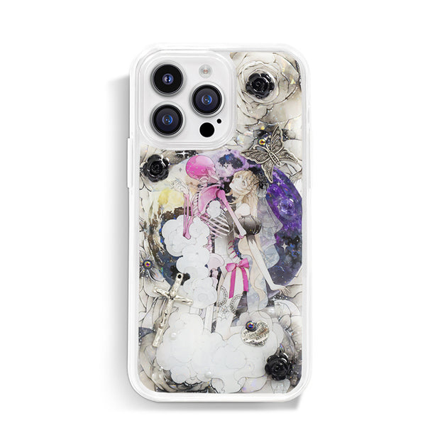 Party 3D Style 17. Phone Case ( Sticker & Glitter &Resin )