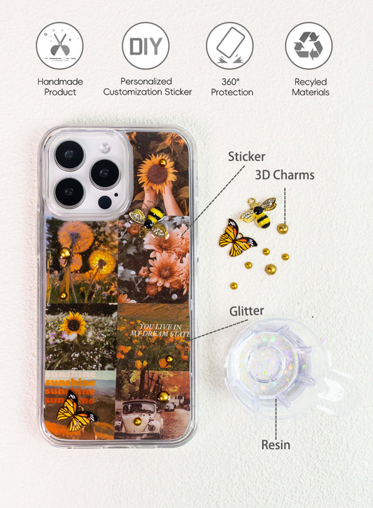 Link-5--DIY Samsung Case Material Set（no glitter inside, order