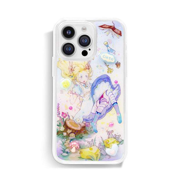 Party 3D Style 28. Phone Case ( Sticker & Glitter &Resin )