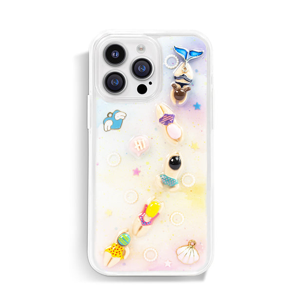 Party 3D Style 51. Phone Case ( Sticker & Glitter &Resin )