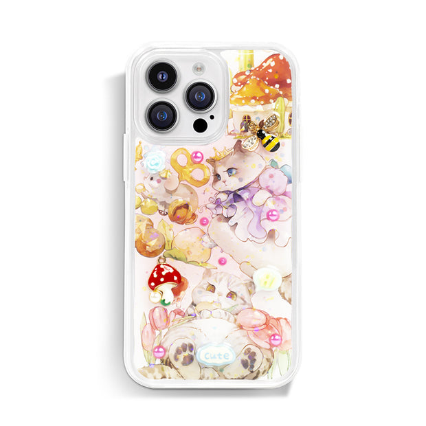 Party 3D Style 65. Phone Case ( Sticker & Glitter &Resin )