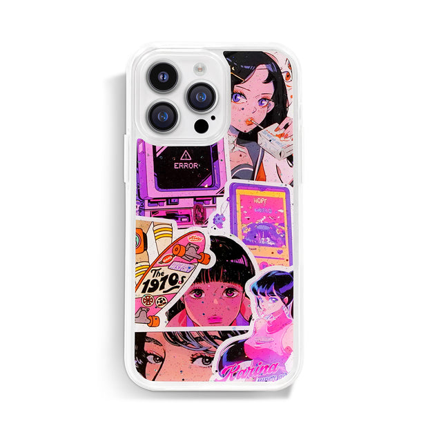Party Style 35. Phone Case ( Sticker & Glitter &Resin )