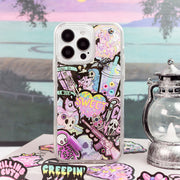 Party 3D Style 8. Phone Case ( Sticker & Glitter &Resin )