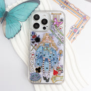 Party 3D Style 7. Phone Case ( Sticker & Glitter &Resin )