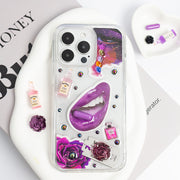 Party 3D Style 13. Phone Case ( Sticker & Glitter &Resin )