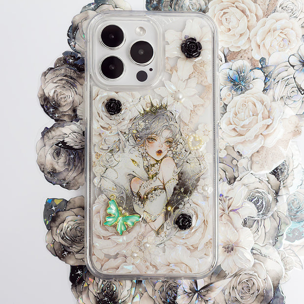 Party 3D Style 15. Phone Case ( Sticker & Glitter &Resin )