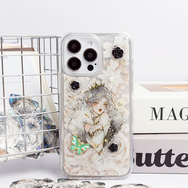 Party 3D Style 15. Phone Case ( Sticker & Glitter &Resin )