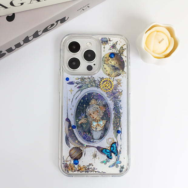Party 3D Style 16. Phone Case ( Sticker & Glitter &Resin )