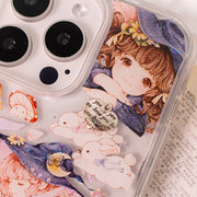 Party 3D Style 24. Phone Case ( Sticker & Glitter &Resin )