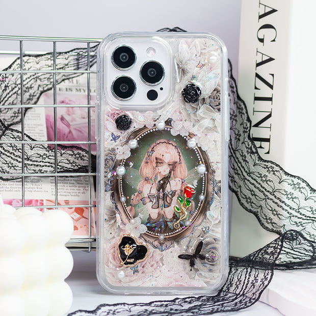 Party 3D Style 32. Phone Case ( Sticker & Glitter &Resin )