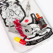 Party 3D Style 42. Phone Case ( Sticker & Glitter &Resin )