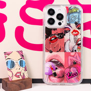 Party 3D Style 45. Phone Case ( Sticker & Glitter &Resin )