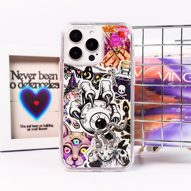 Party 3D Style 46. Phone Case ( Sticker & Glitter &Resin )