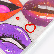 Party 3D Style 50. Phone Case ( Sticker & Glitter &Resin )