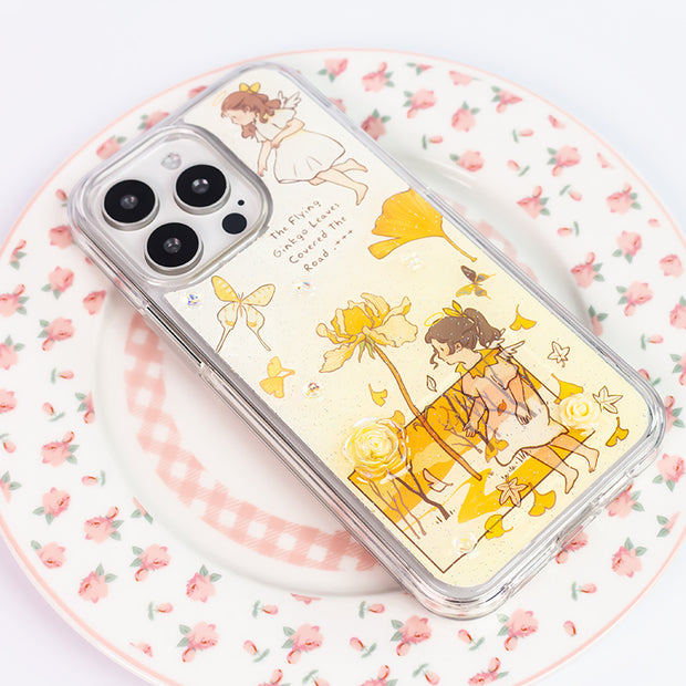 Party 3D Style 55. Phone Case ( Sticker & Glitter &Resin )