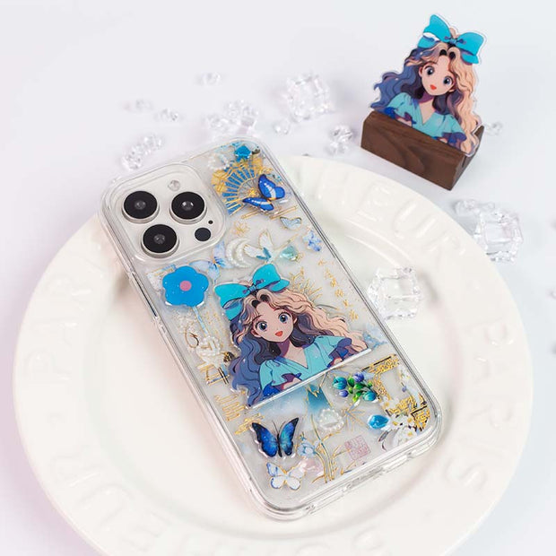 Party 3D Style 63. Phone Case ( Sticker & Glitter &Resin )