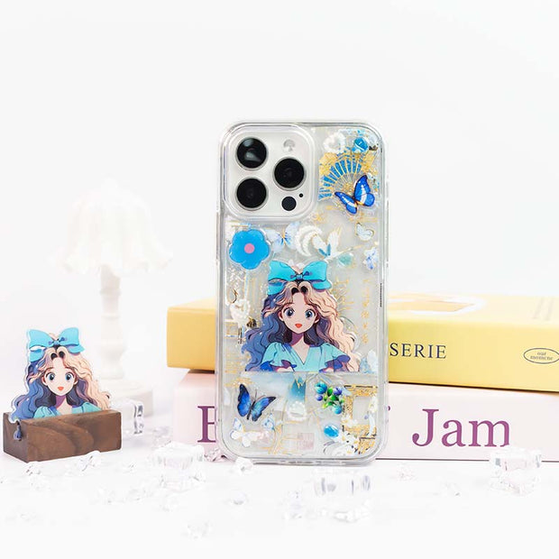 Party 3D Style 63. Phone Case ( Sticker & Glitter &Resin )