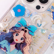 Party 3D Style 63. Phone Case ( Sticker & Glitter &Resin )