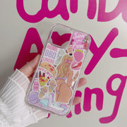 Party Style 5. Phone Case ( Sticker & Glitter &Resin )
