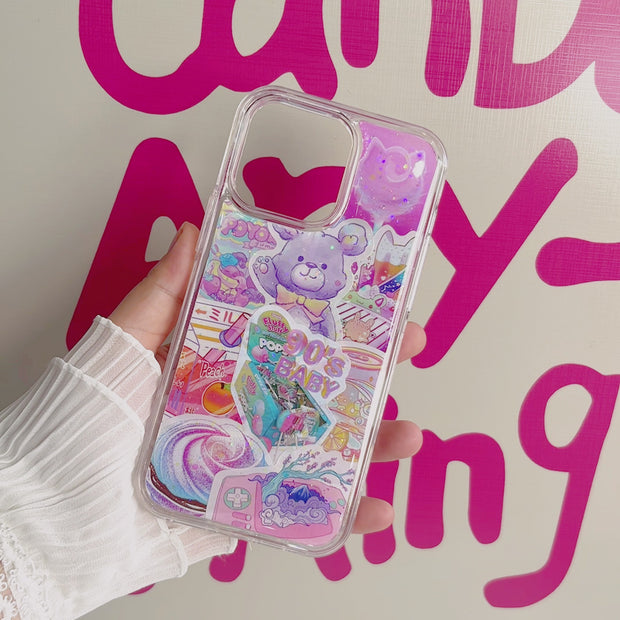 Party Style 27. Phone Case ( Sticker & Glitter &Resin )