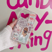 Party Style 9. Phone Case ( Sticker & Glitter &Resin )