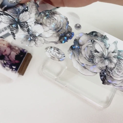 Party 3D Style 5. Phone Case ( Sticker & Glitter &Resin )