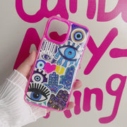 Party Style 2. Phone Case ( Sticker & Glitter &Resin )