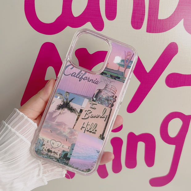 Party Style 17. Phone Case ( Sticker & Glitter &Resin )