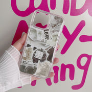 Party Style 3. Phone Case ( Sticker & Glitter &Resin )