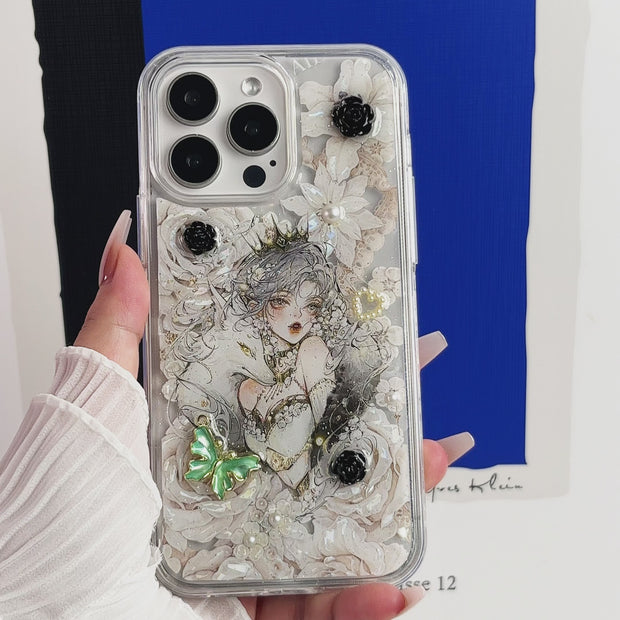 Party 3D Style 15. Phone Case ( Sticker & Glitter &Resin )